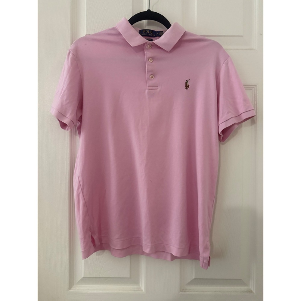Ralph Lauren Pink Women's Polo- Size M